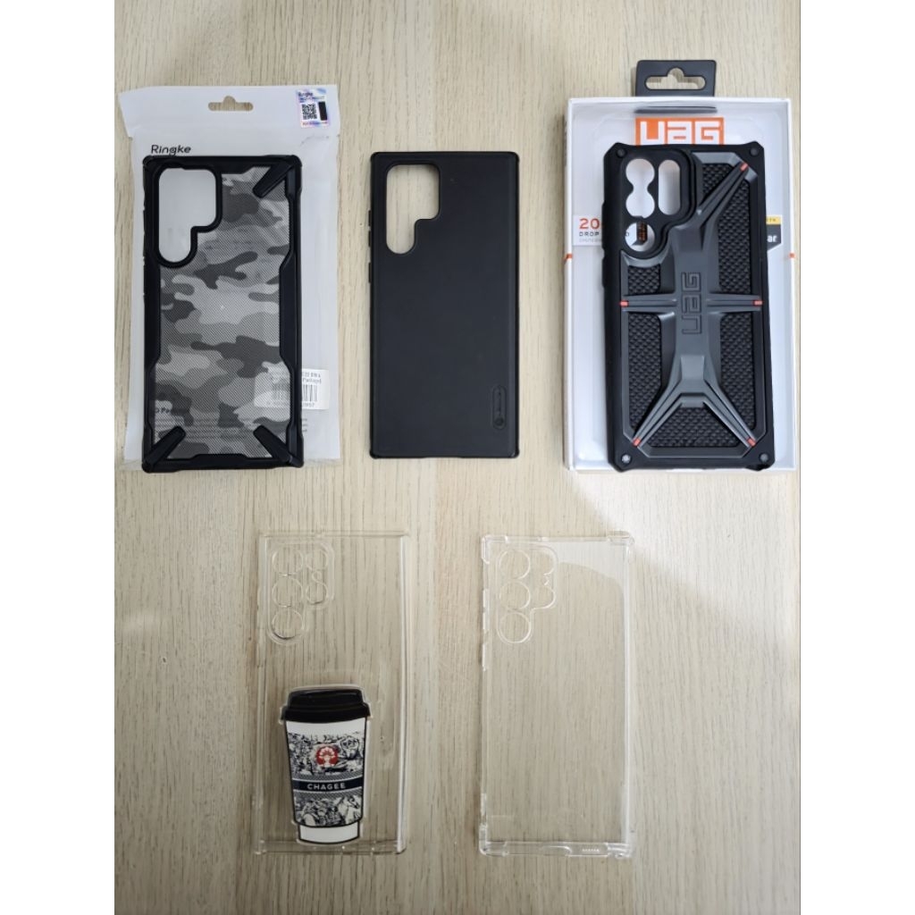 Case samsung galaxy S22 Ultra Second, Ringke Fusion Camo, Nillkin Frosted, UAG Monarch (unofficial)