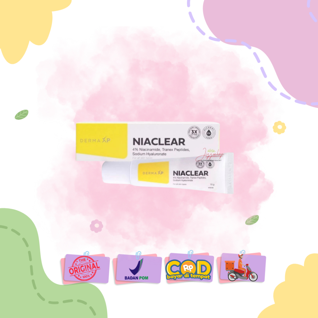 DERMA XP - Niaclear 4% Niacinamide 15Gram - Niaclear Untuk Mengatasi Jerawat