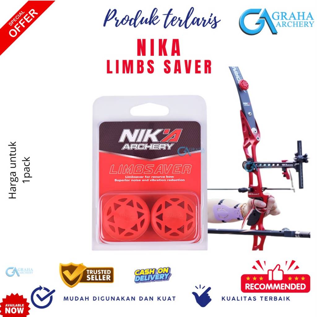 LIMBS SAVER NIKA | PEREDAM GETARAN BUSUR NIKA | ALAT PANAHAN