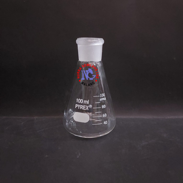 Erlenmeyer Asah 100 ml Pyrex