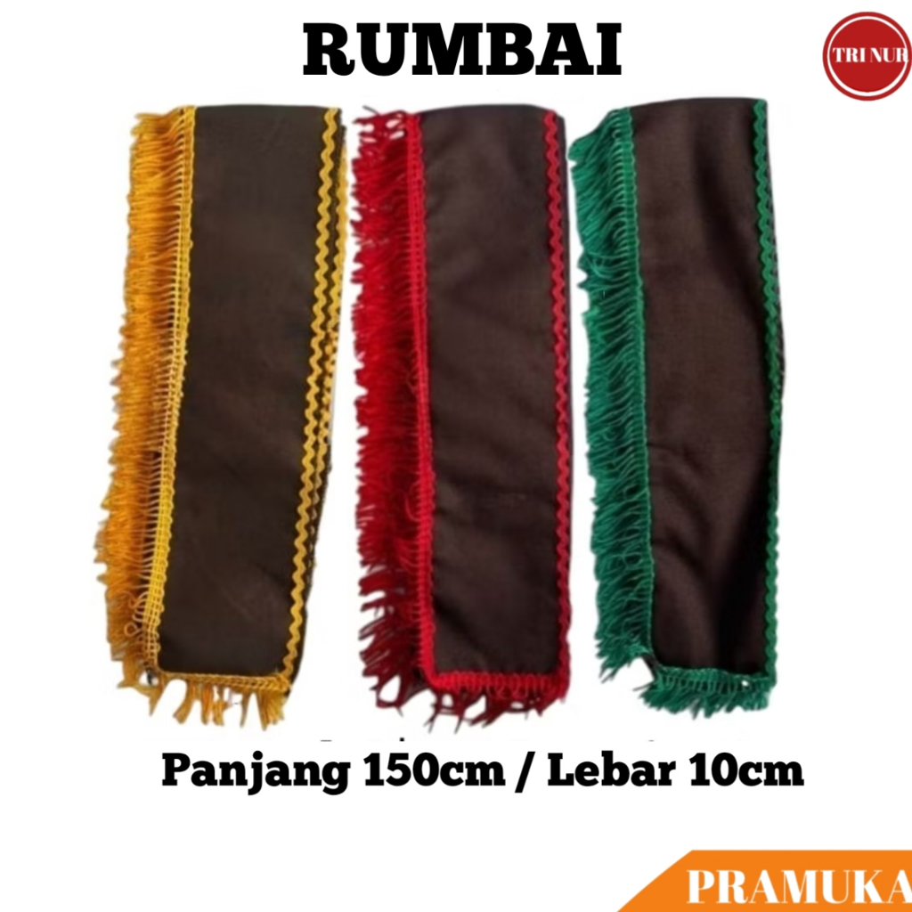 Slempang TKK Pramuka Rumbai Siaga Penggalang Penegak / Selendang TKK Rumbai Pramuka Lengkap / Selemp