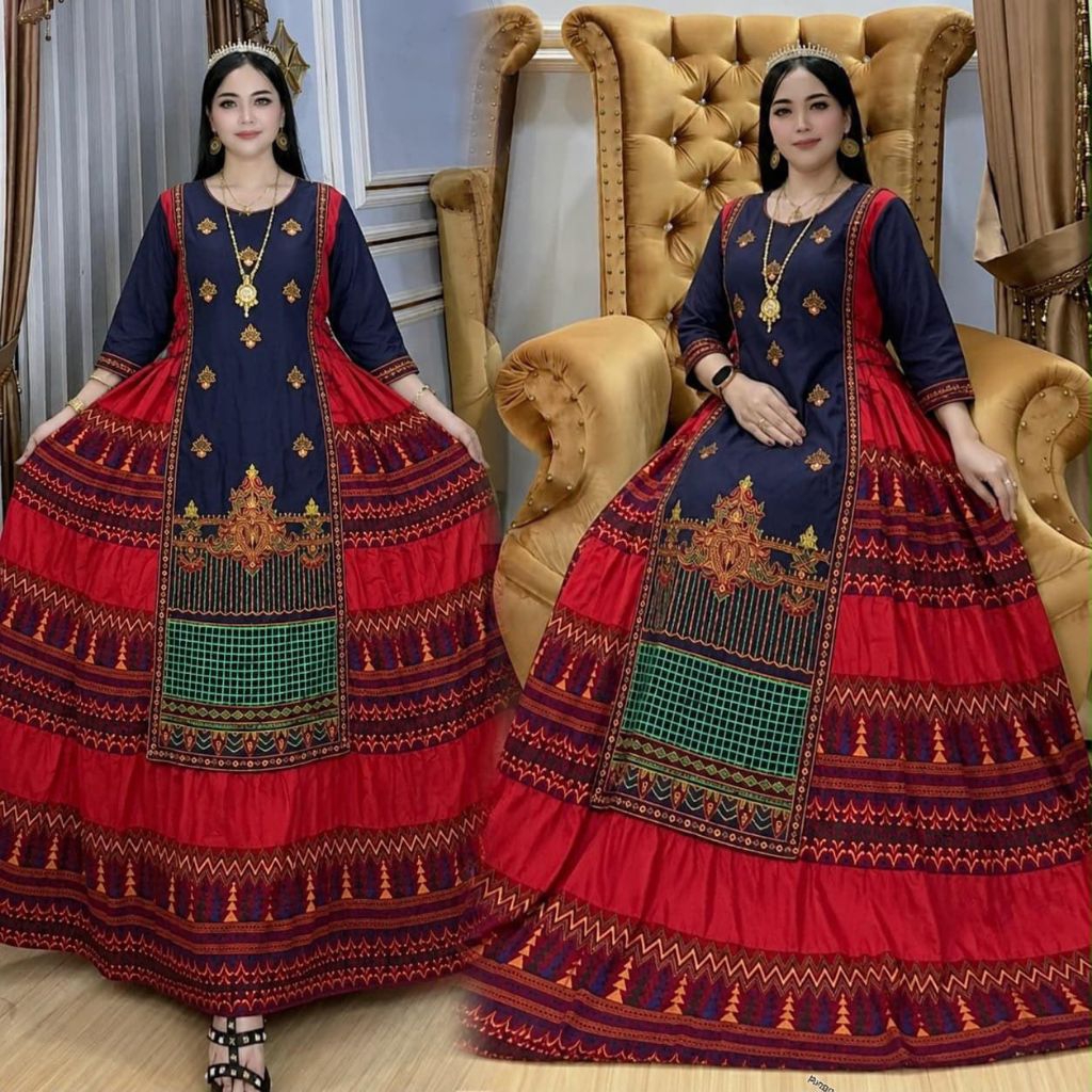 Gmis wanita Hindi lidah Lolita, katun rayon Ld -+110 PB -+136