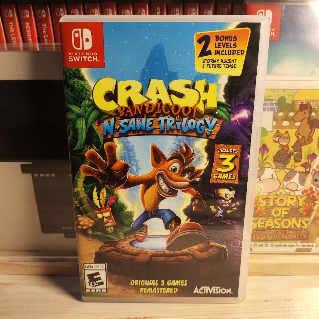 Kaset Nintendo Switch Crash Bandicoot NSane Trilogy Cartridge Nintendo Switch