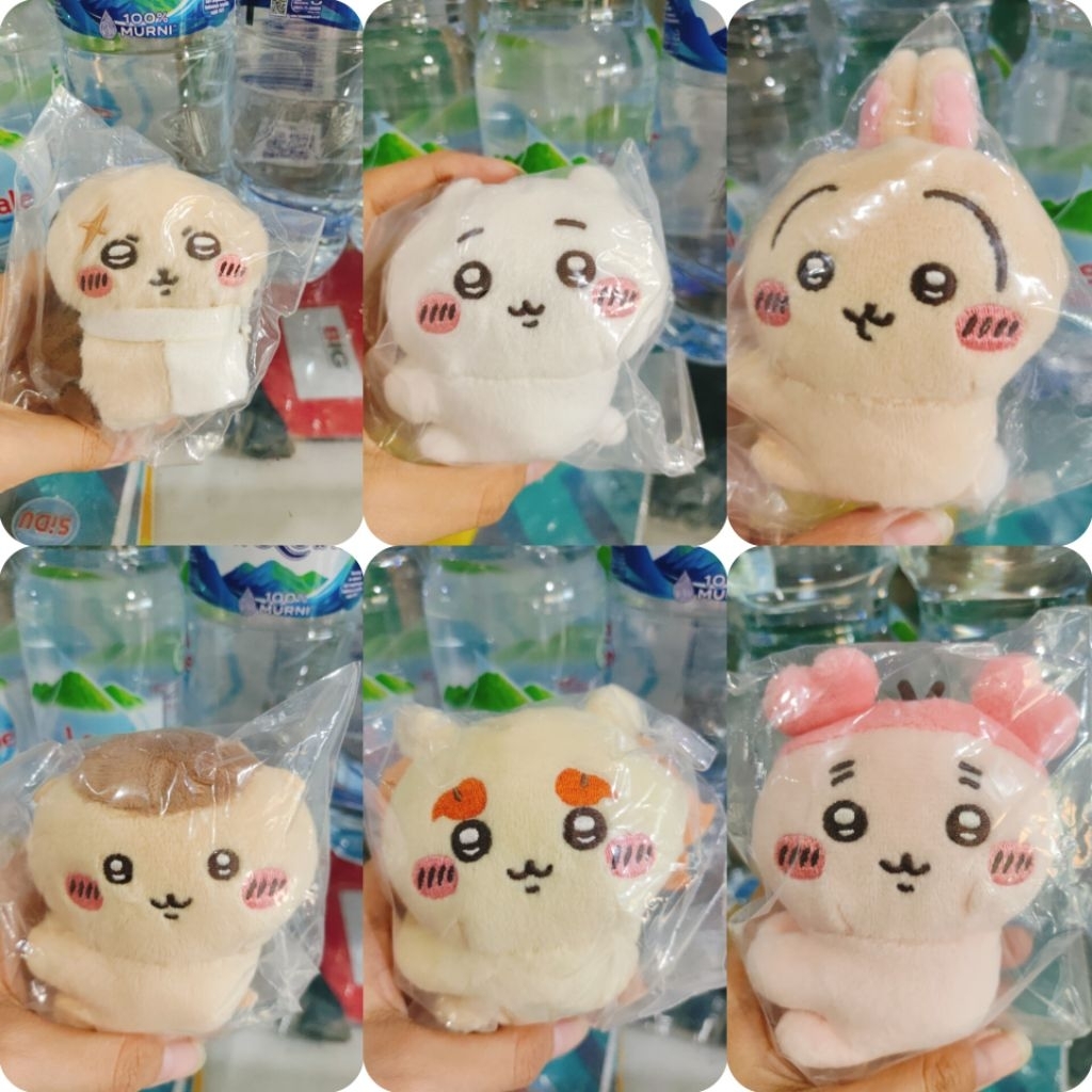 Chiikawa Hanging Plush Original Rakko Shisa Kani Usagi