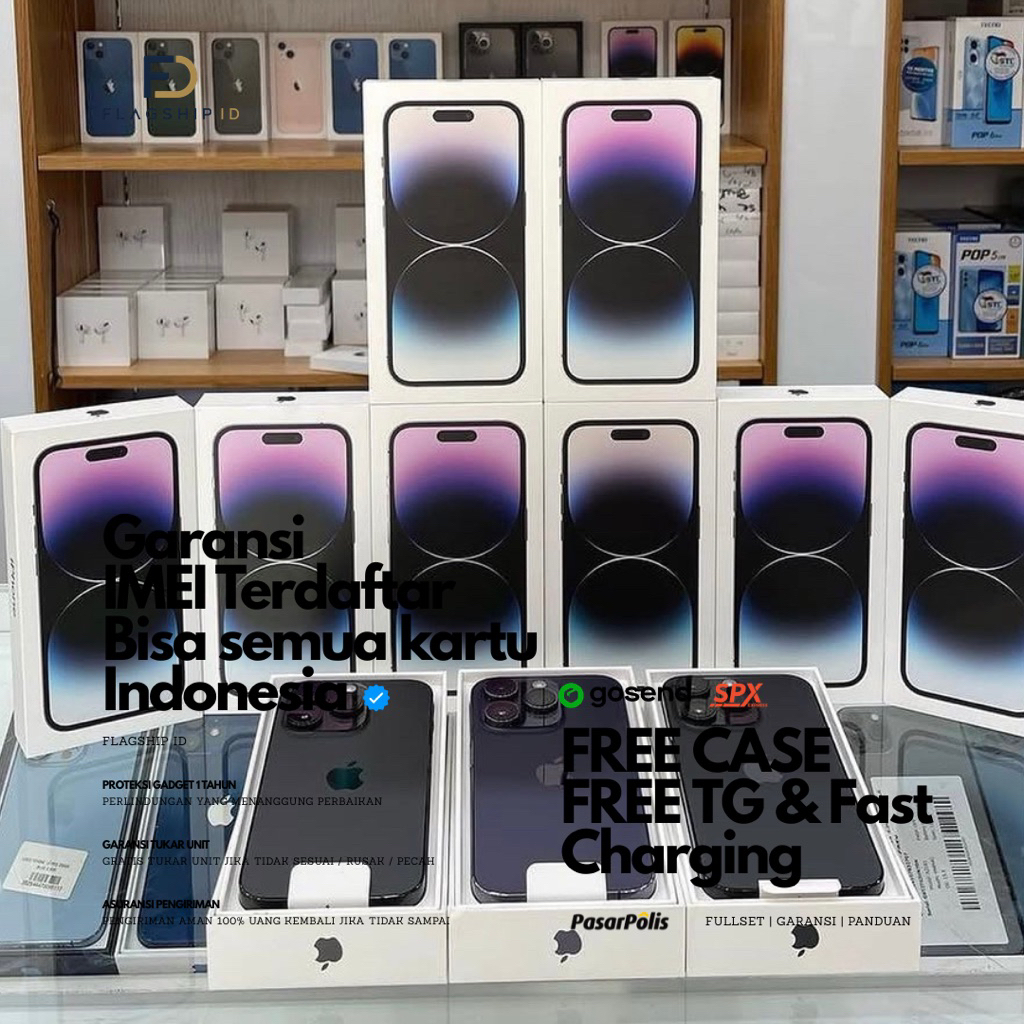 Ip 14 Pro 128 gb 256 gb original fullset