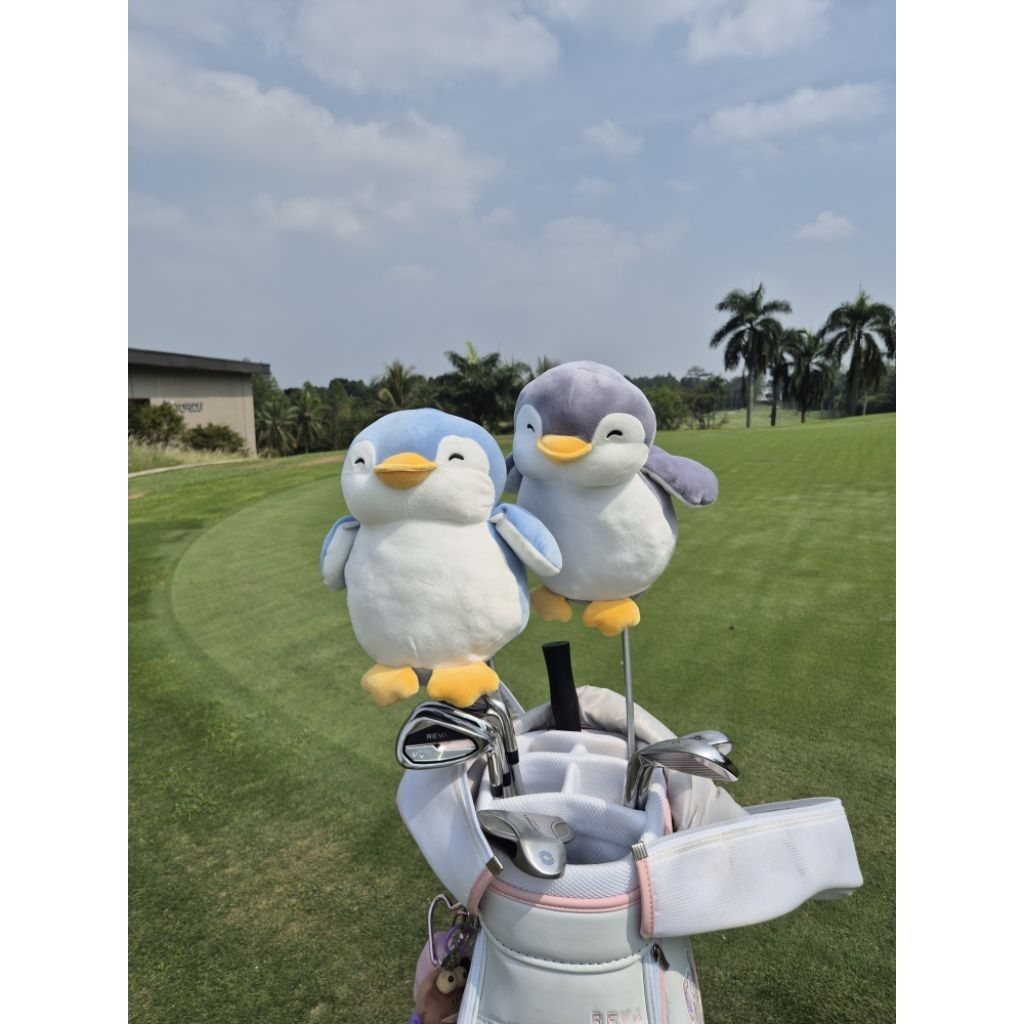 Golf Club Cover Penguin / Pinguin Headcover Driver Cover Boneka Penutup Stik Golf