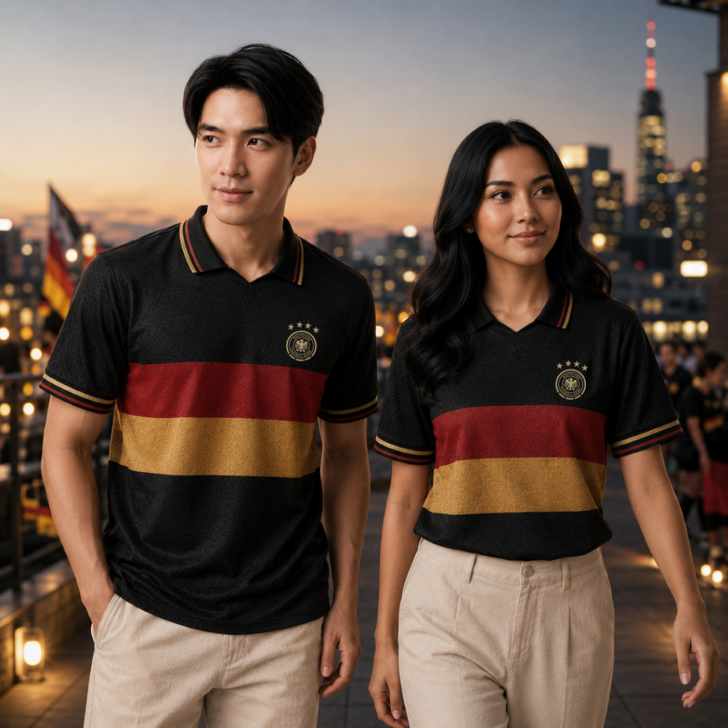 Jersey Pria Wanita Fantasy Timnas Jerman Home&Away Fifa World Cup