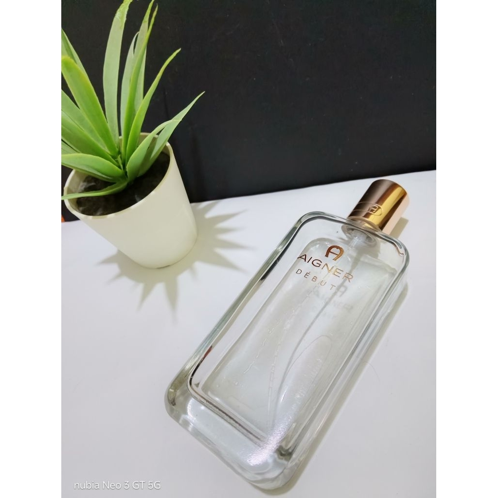 Botol parfum kosong, Aigner Debut (EDP)