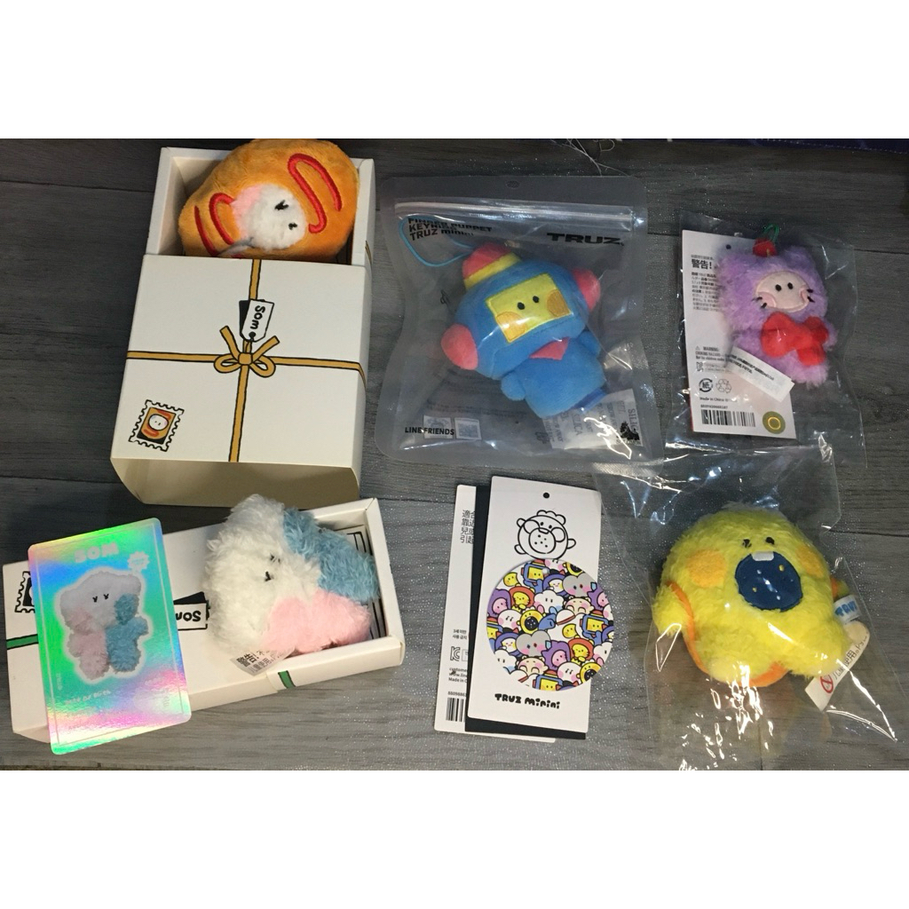 TRUZ treasure doll hikun puppet som mini minini snack podong bagcharm message chilli