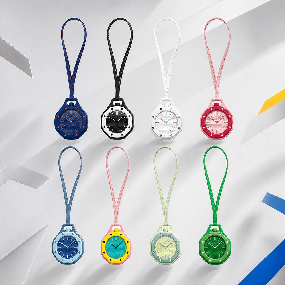 Arloji gantung jam tali fashion mirip swatch royal pop