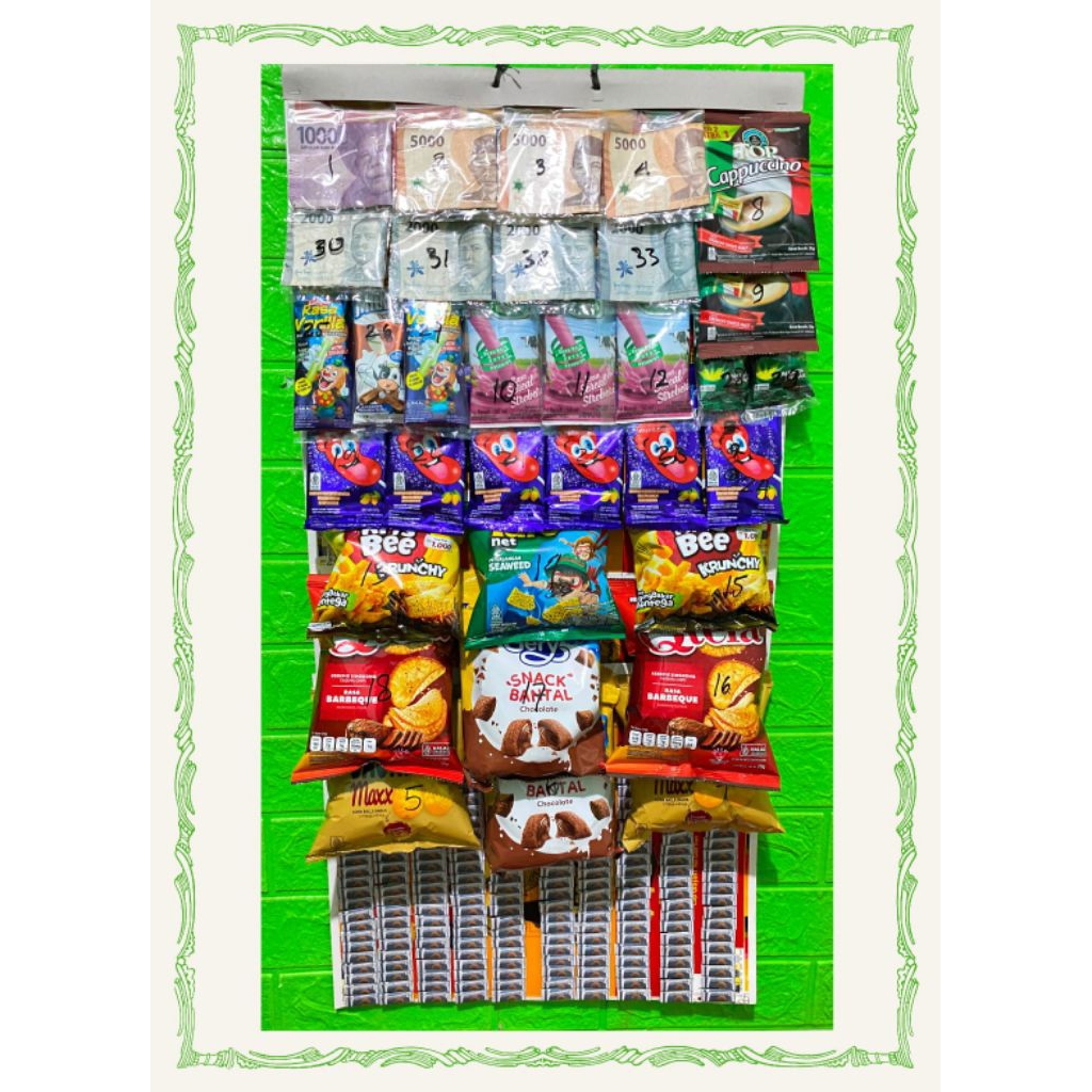 lotre cabutan pasang berhadiah isi 200.pcs semua dapat .(10k 3uang 5k).