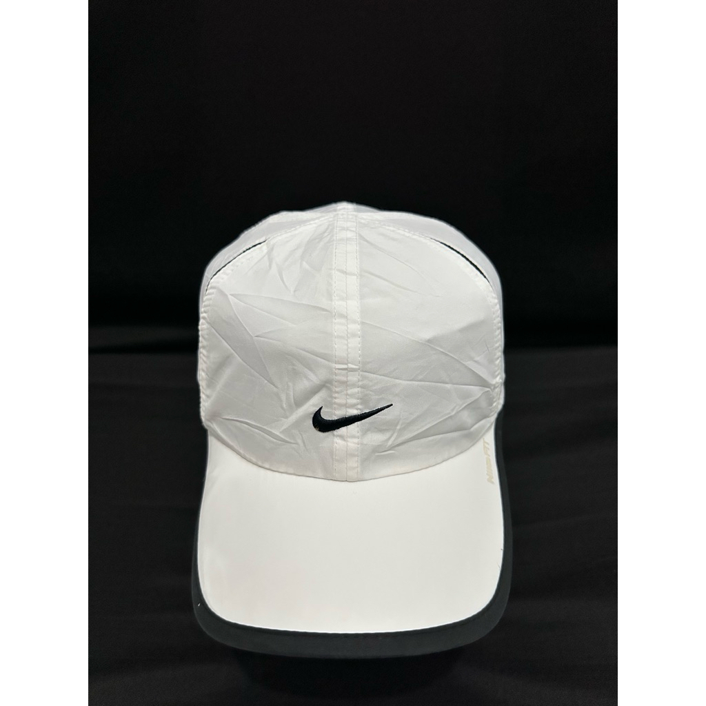 Topi Nike Running Cap Putih Original Second Premium Lightweight Dri Fit Adjustable Unisex