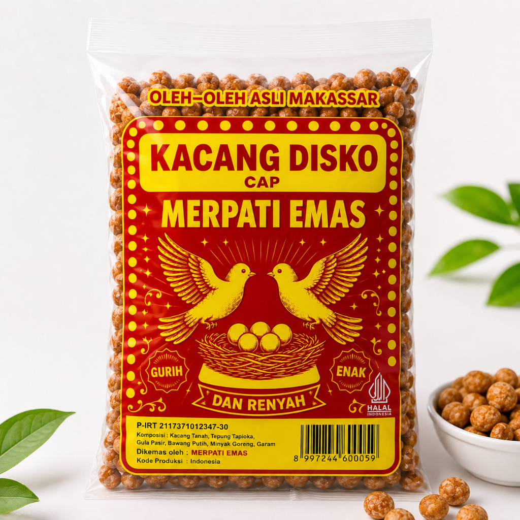 Kacang Disko Cap Merpati Emas - 500gr