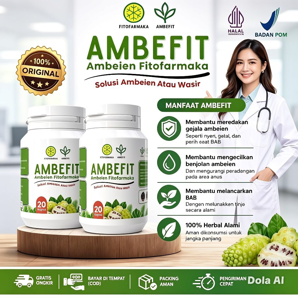 PEKET 2 Ambefit Ambeien Fitofarmaka | Solusi Ampuh Ambeien & Wasir Resmi BPOM HALAL