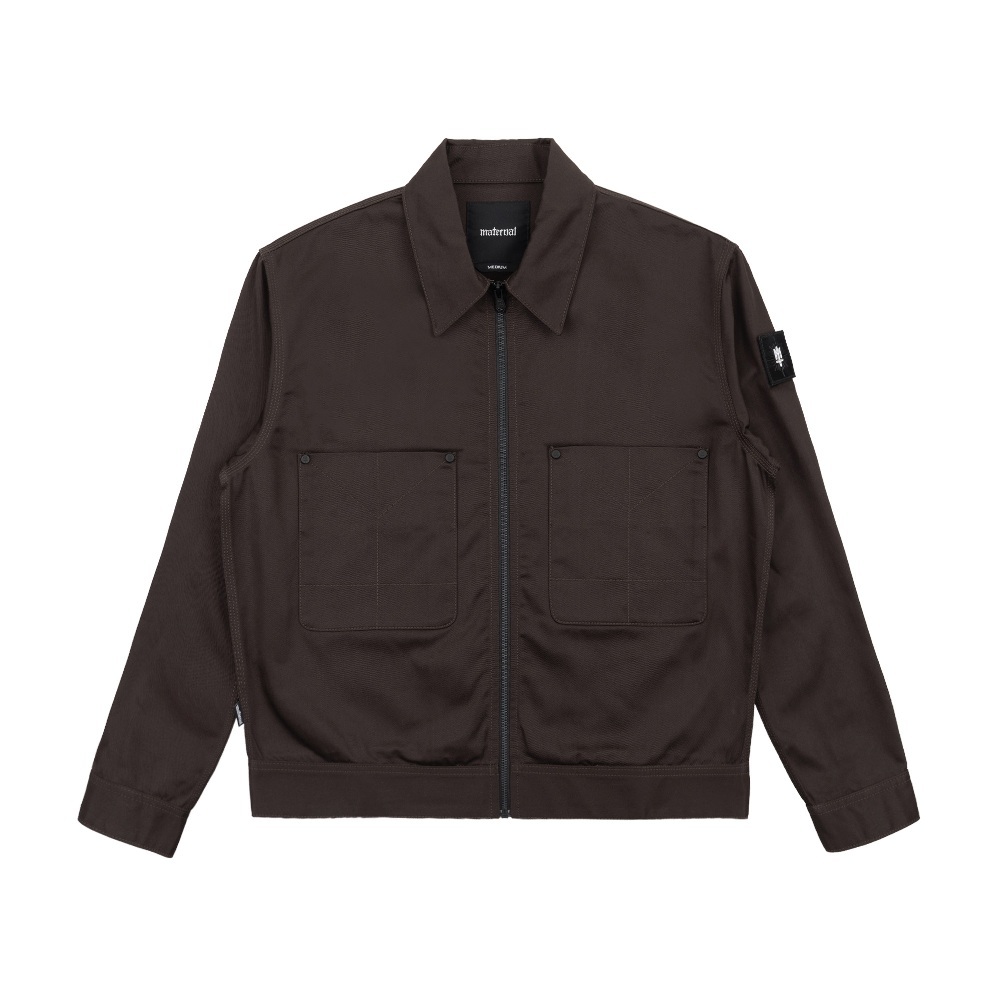 TRUCKER JACKET MATERNAL - PORKHA (DARK BROWN)