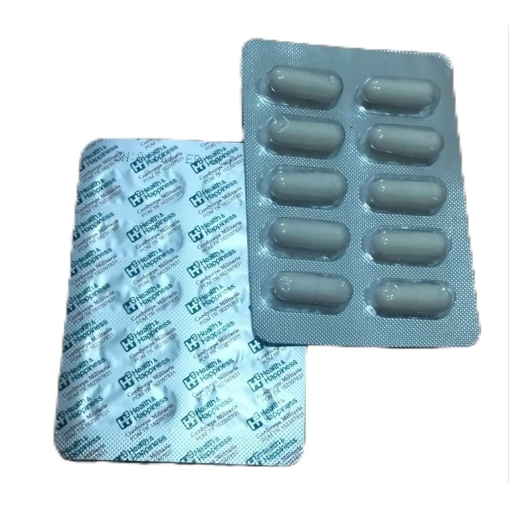 h2 health happiness cordyceps militaris isi 10 kapsul