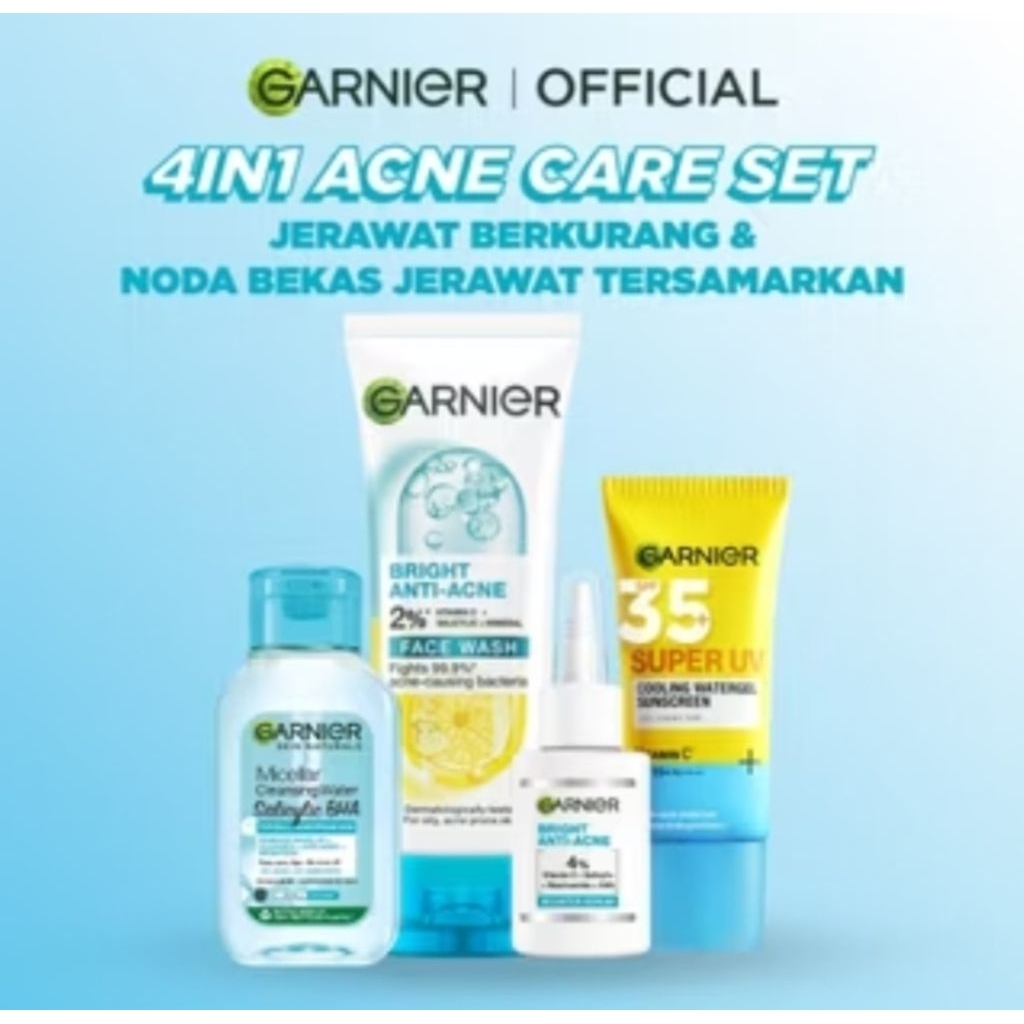 Garnier 4in1 Acne care set