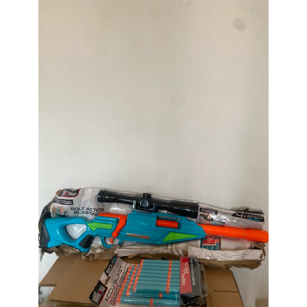 Tembakan mainan sniper peluru busa original air wariors