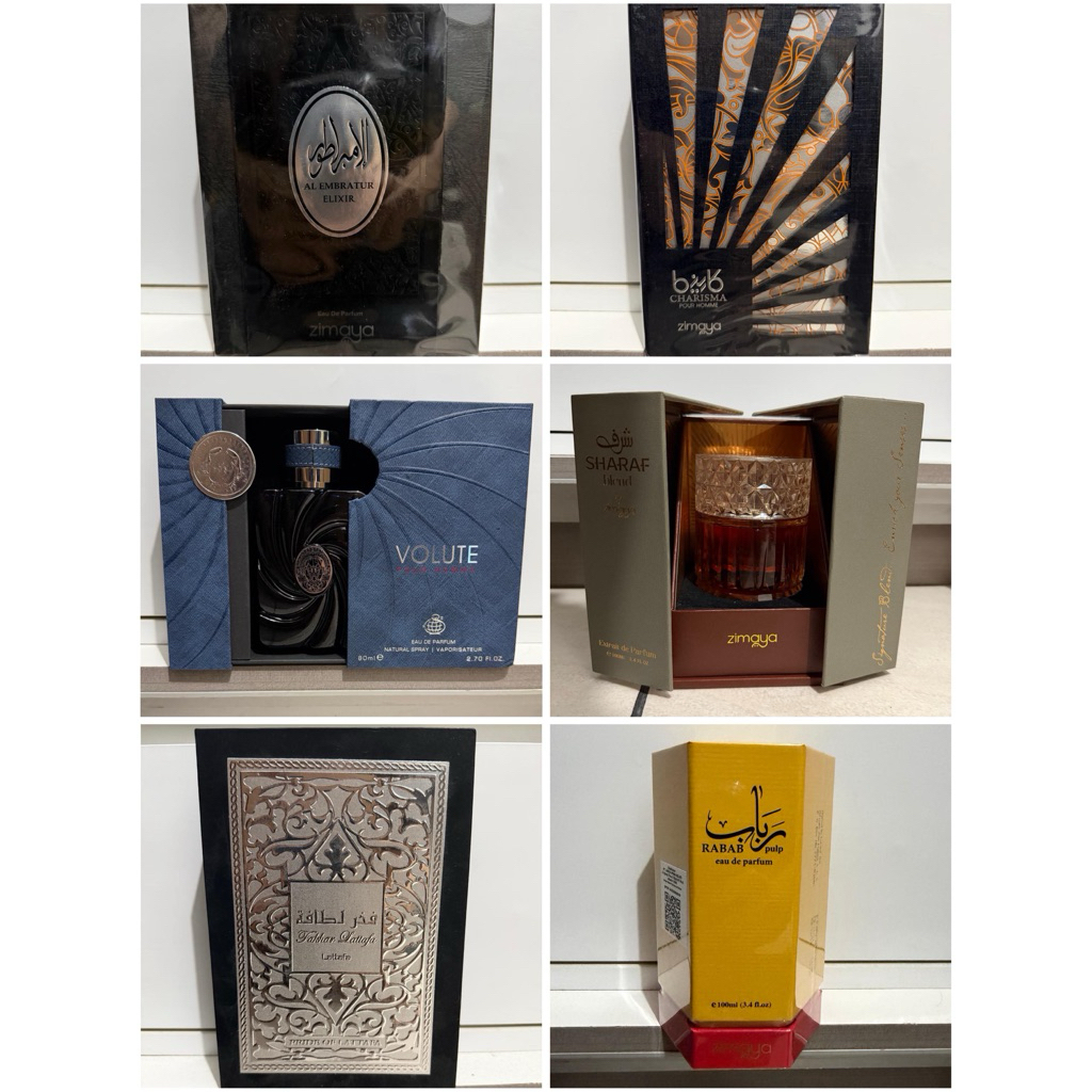Parfum zimaya, volute & lattafa