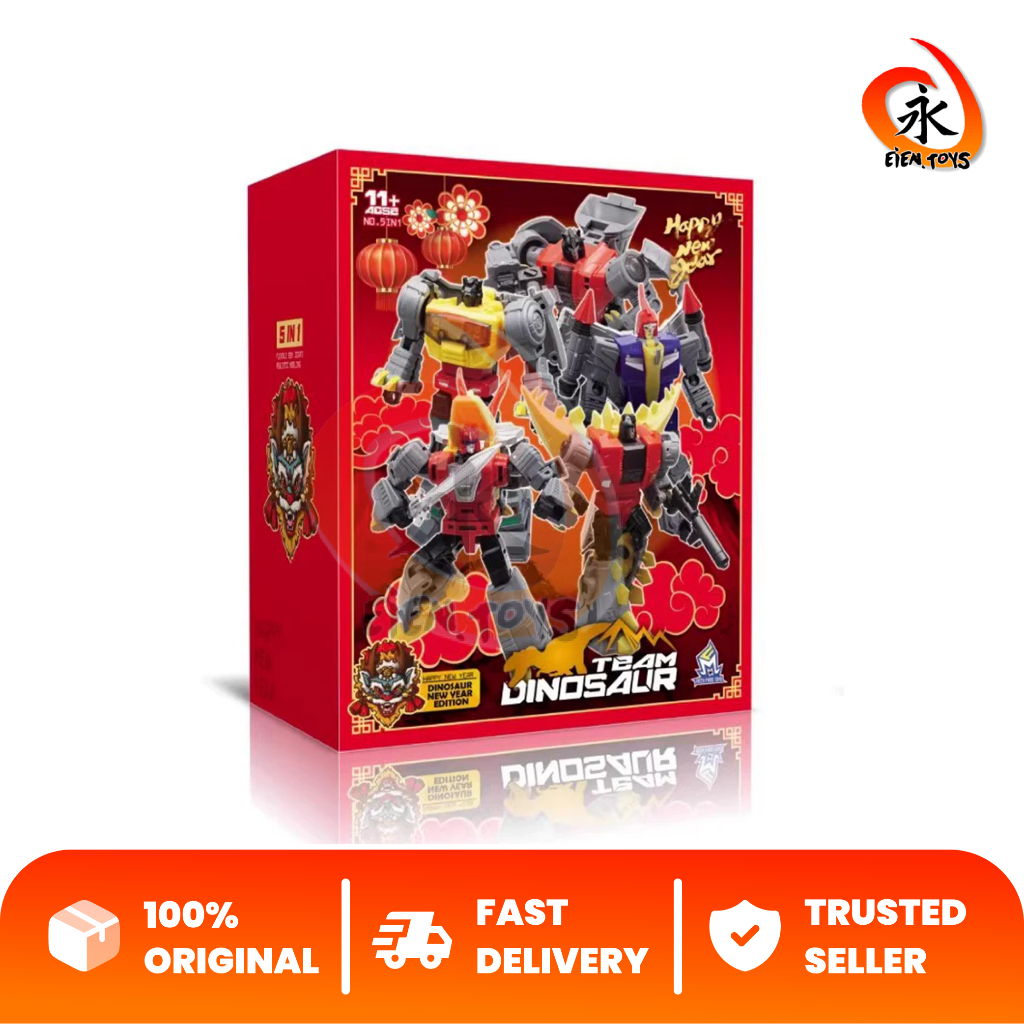 MechFansToys MF-5IN1 Dinobots Set - Eien Toys