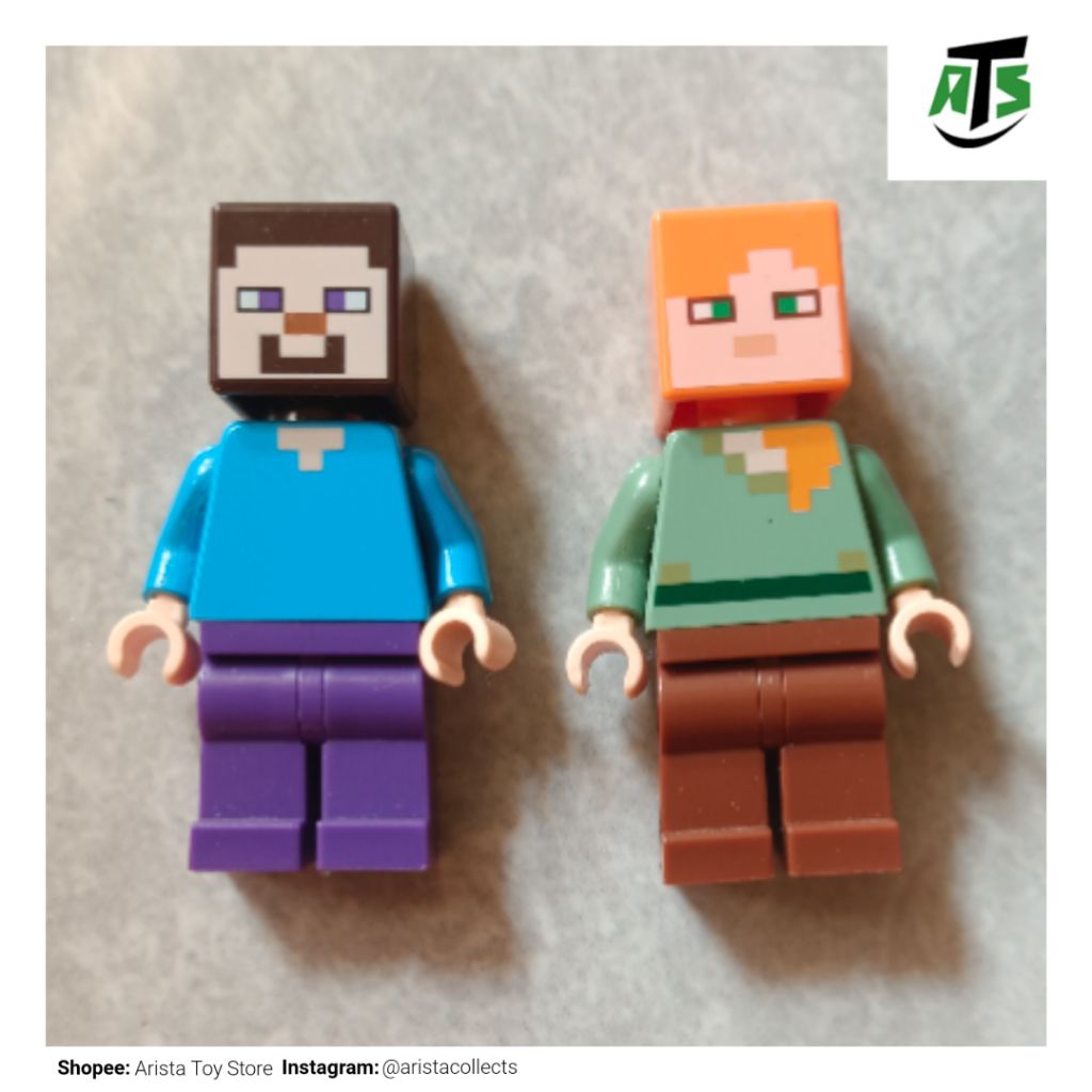 LEGO Mine.Craft Minifigure - STEVE & ALEX