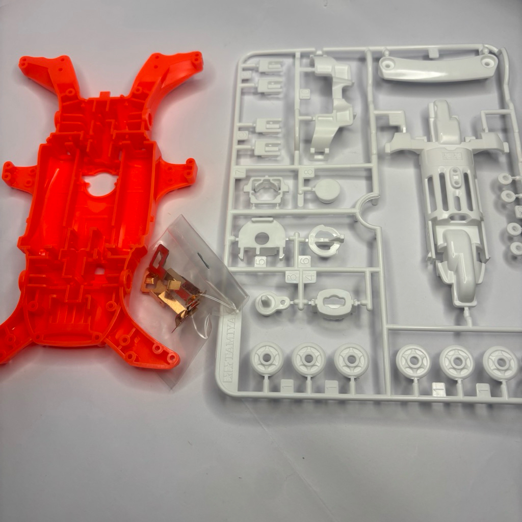 Chassis Tamiya MA Chassis Orange Putih