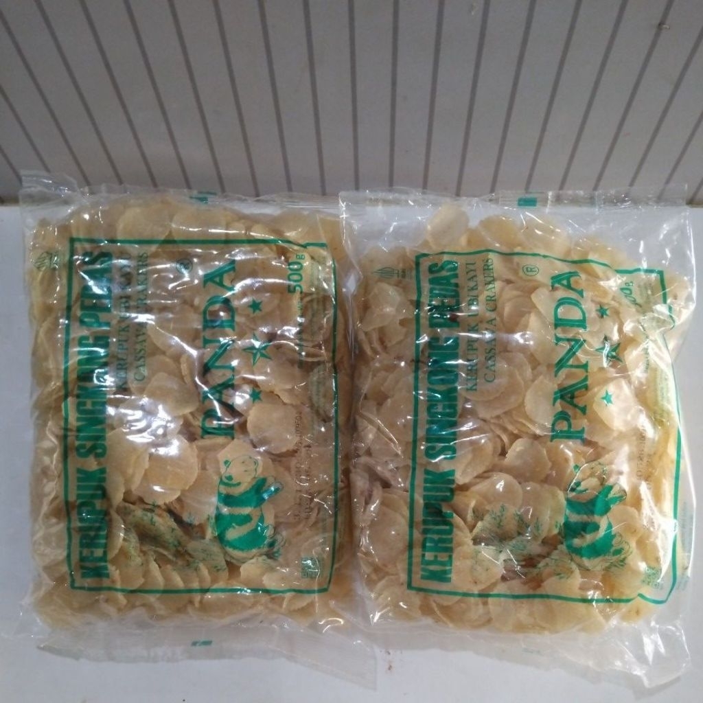 krupuk singkong pedas panda unyil 500 gram