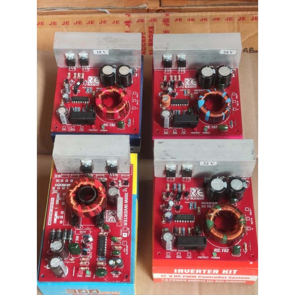 Kit Inverter DC To DC CT 12V To 18V 24V 32V CT