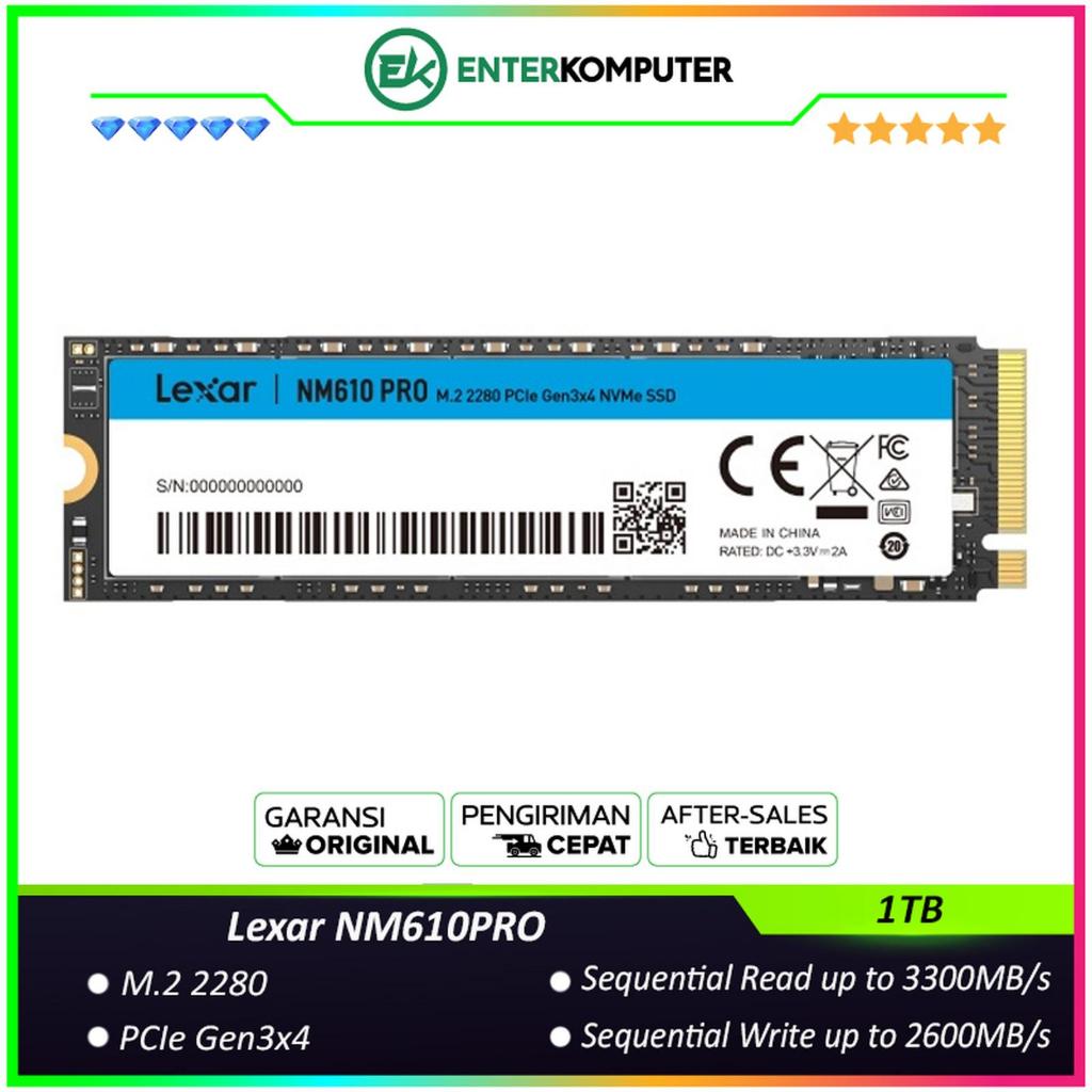 Lexar NM610PRO NVMe M.2 PCIe Gen3x4 1TB / SSD 1TB