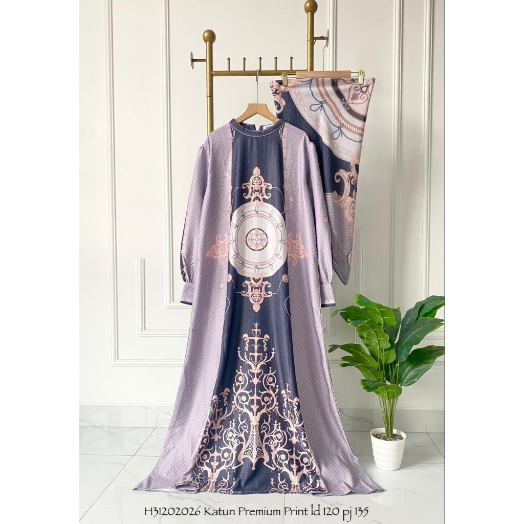 Real pic ORIGINAL dan TERMURAH Maxi dress Silk Bangkok PREMIUM Import / Gamis Jumbo PREMIUM Bangkok 