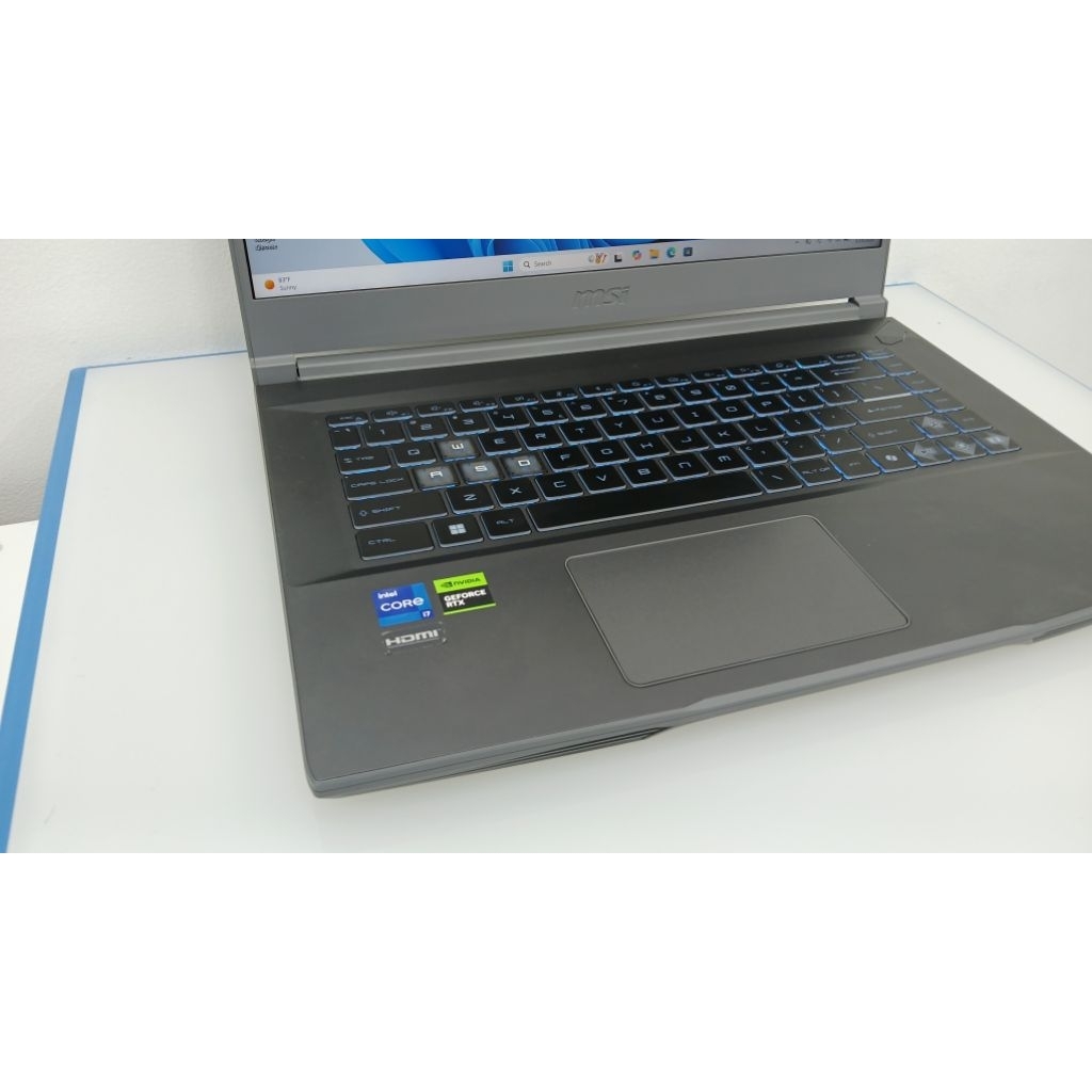 MSI THIN 15 B12UC INTEL CORE i7-12650H RTX 3050 4GB RAM 16GB SSD 1TB