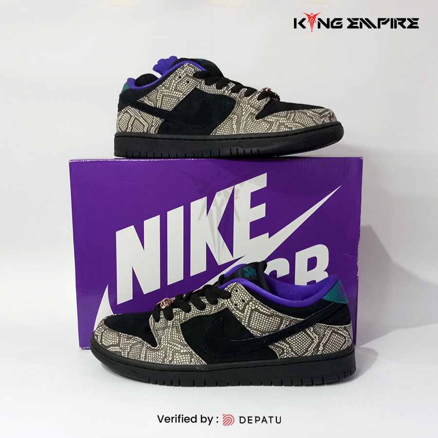 SB Dunk Low Pro X Jordan Dashawn Size Lengkap BNIB Authentic 100% King Empire Verified by Depatu