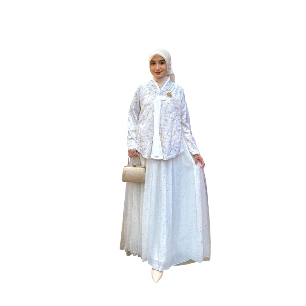 YUNA DRESS GAMIS HANBOK TERBARU GAMIS KOREA STYLE CANTIK DAN KEKINIAN OUTFIT FASHION GIES BUTIK