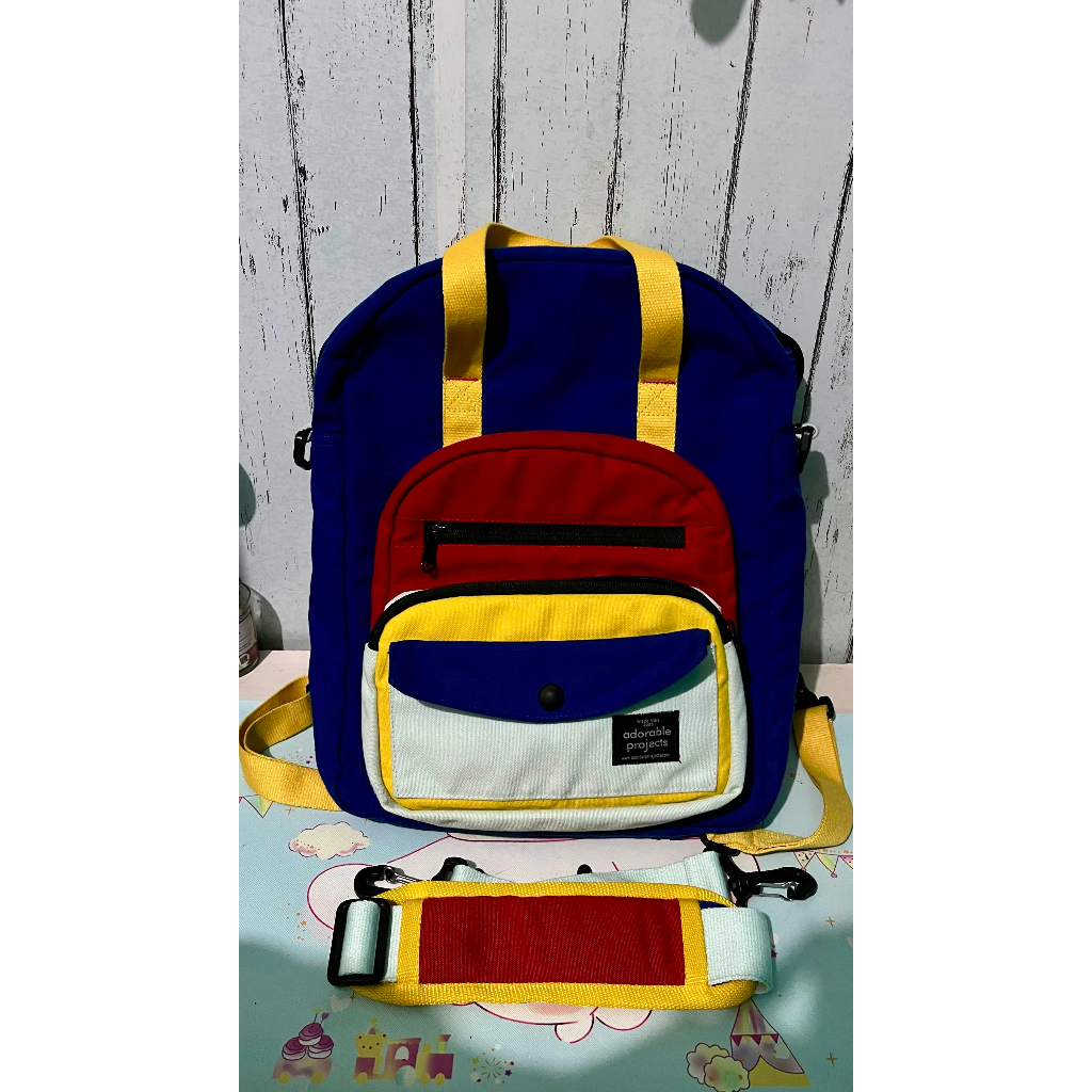 Preloved Adorable Project Tas Besar 3 in 1 bisa ransel, backpack, selempang