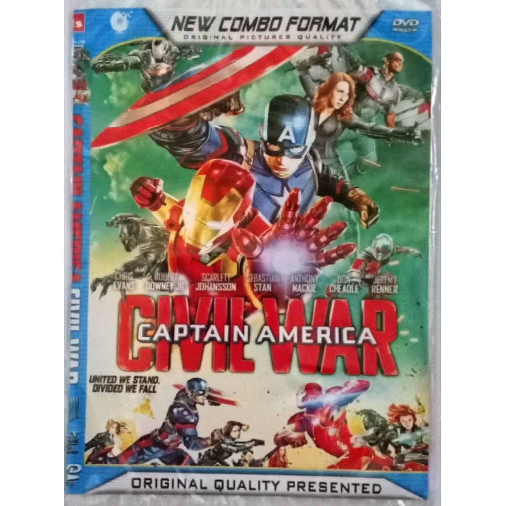 DVD- 'CAPTAIN AMERICA-CIVIL WAR'