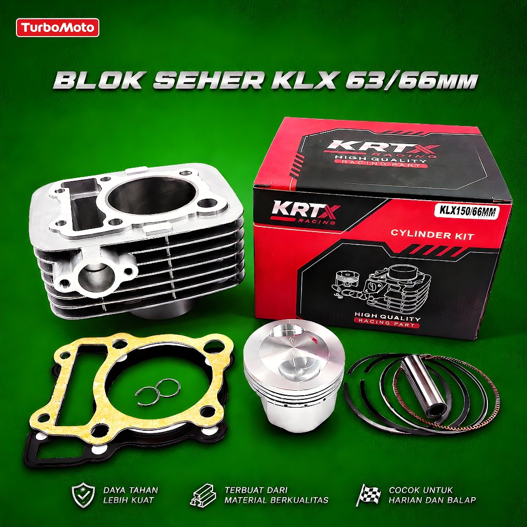 BLOK SEHER BORING BOURING BORE UP KLX KRT 63MM 66MM KRT