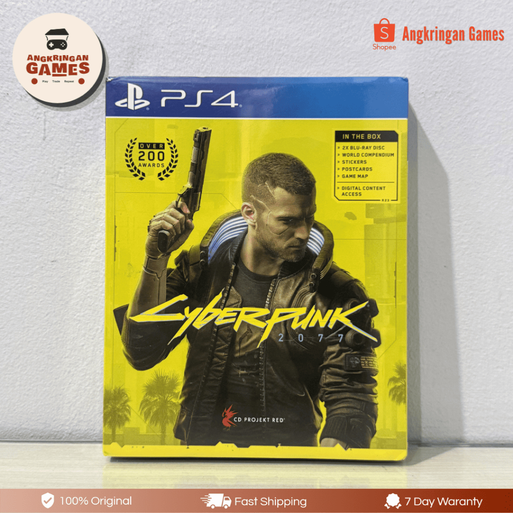 BD Kaset PS4 Cyberpunk 2077 Second Bekas Original | Complete Edition Game Masterpiece Aksi Open Worl