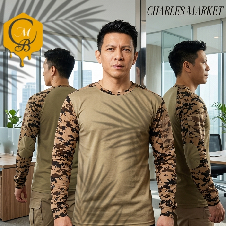 KAOS DECKER PRAMUKA KOMBINASI - KAOS PRAMUKA KOMBINASI LORENG DECKER - KAOS PRIA WANITA PRAMUKA