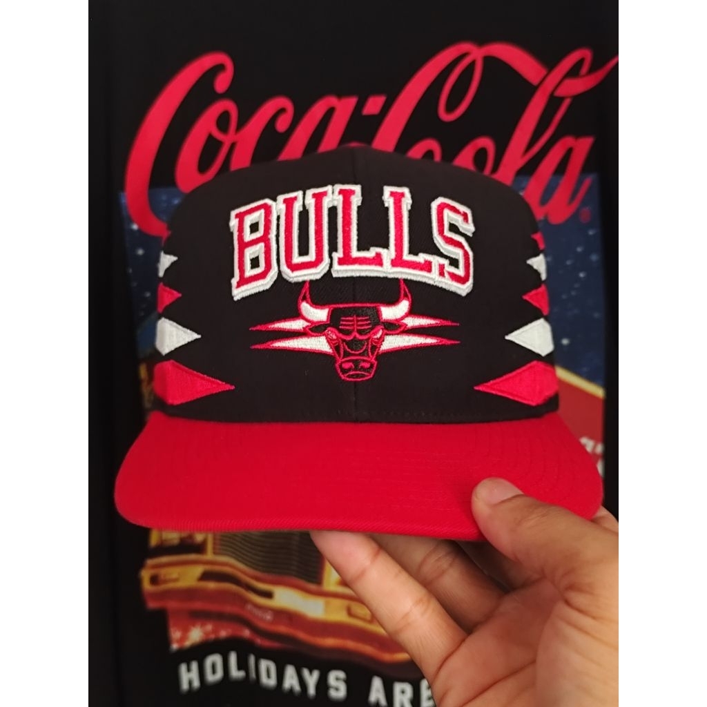 Topi Snapback Chicago Bulls Mitchell & Ness Diamond Cut