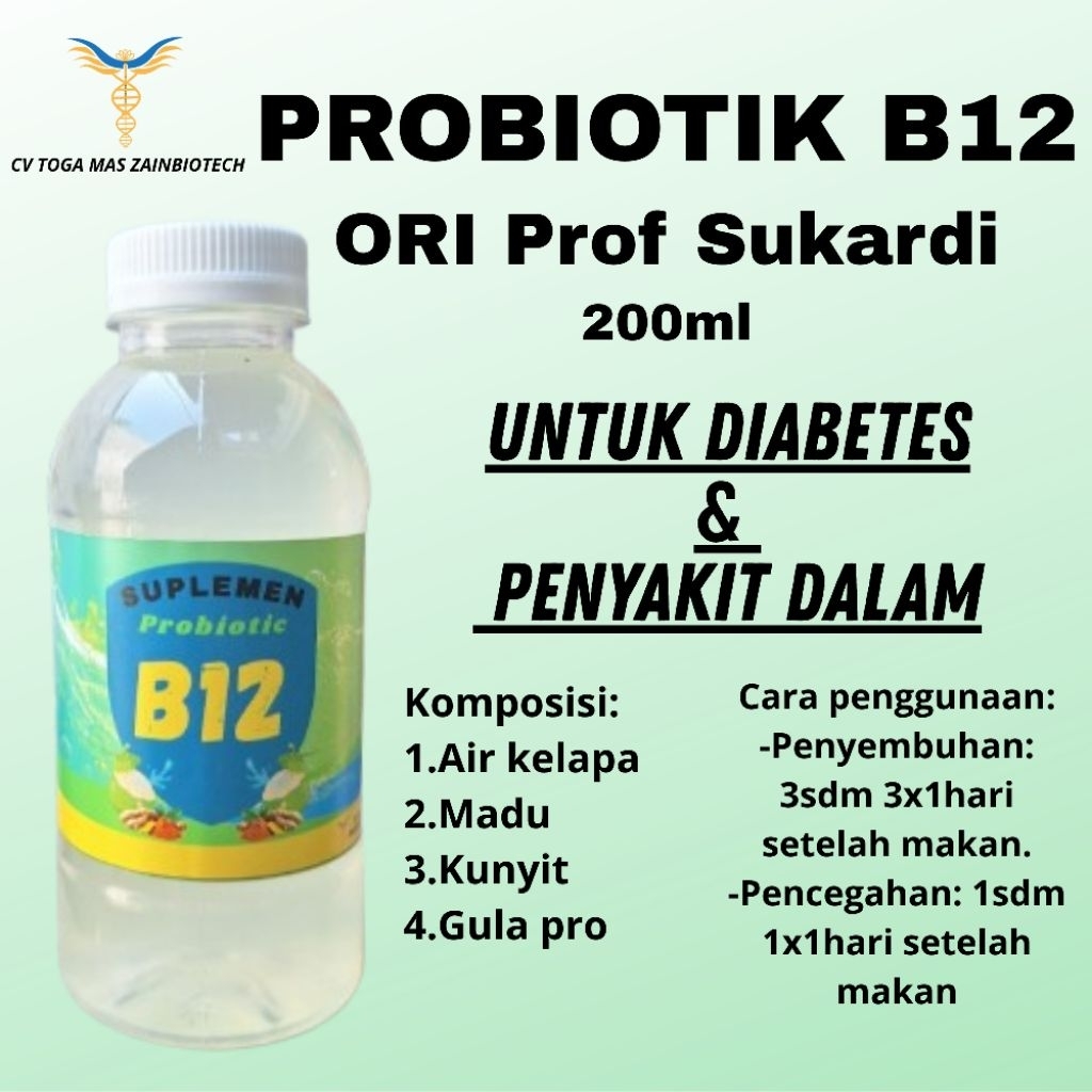 PROBIOTIK HERBAL B12 ORI PROF SUKARDI