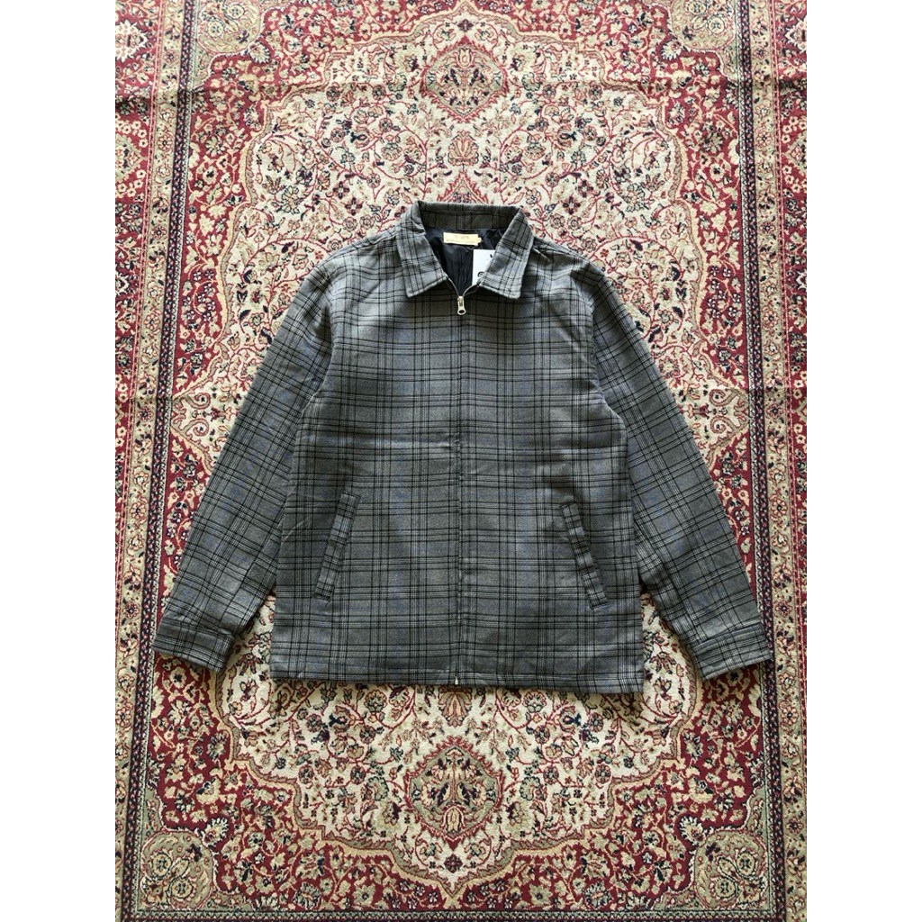 Timely warning tartan work jacket Vintage Tartan work jacket  i593