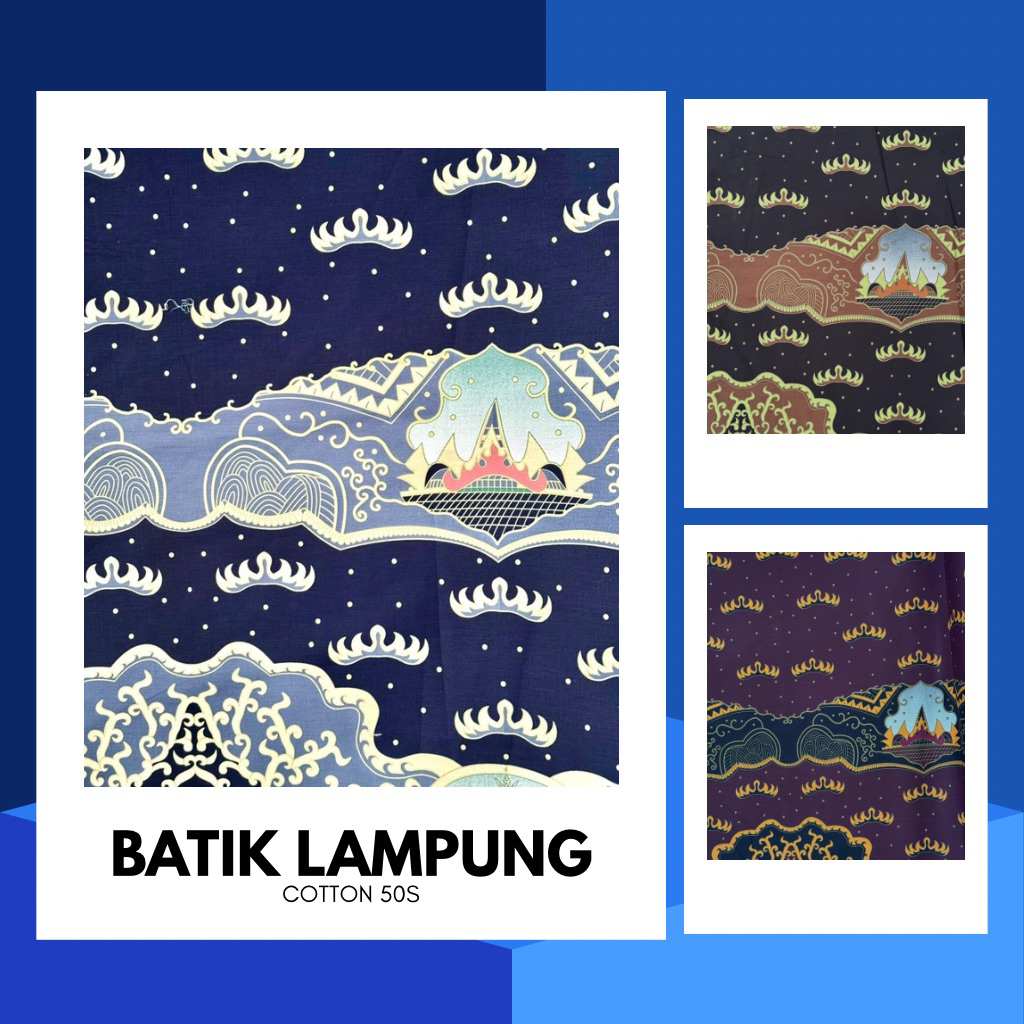 BAHAN BATIK LAMPUNG KATUN TERBARU | SERAGAM BATIK LAMPUNG | BATIK LAMPUNG KATUN