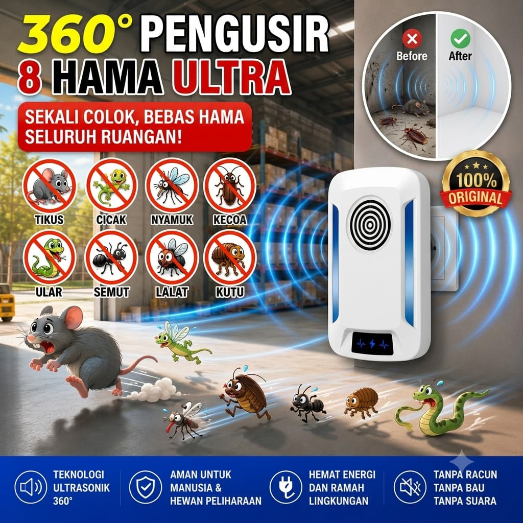 Pengusir Tikus Ampuh  Pembasmi Tikus Pengusir Tikus Ultrasonik Alat Pengusir Tikus Anti Tikus Untuk 