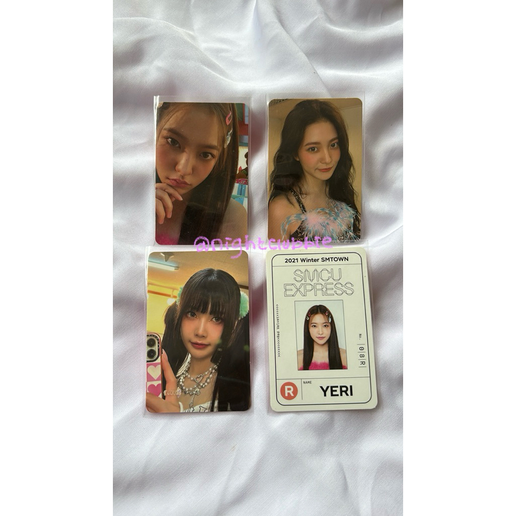 [CLEARANCE SELL] official photocard pc yeri & joy redvelvet