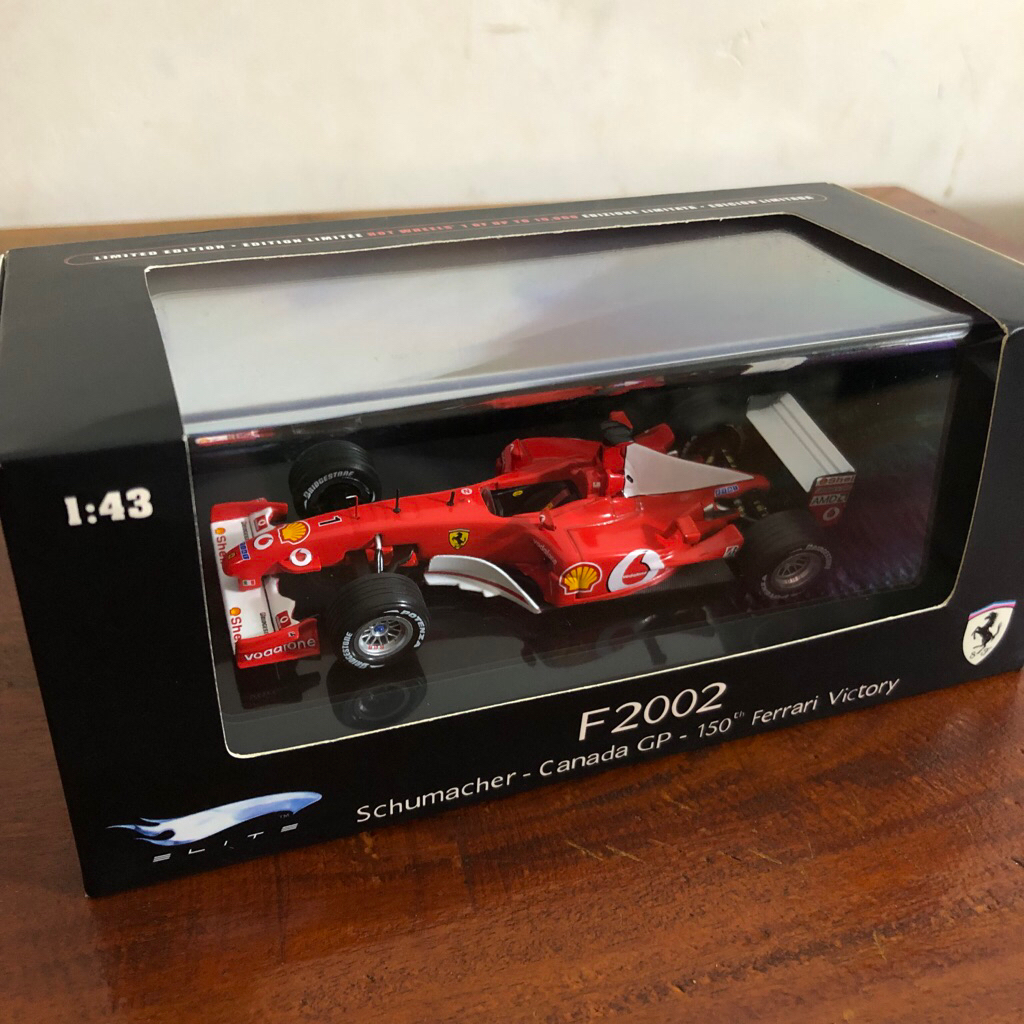 Hot Wheels F1 Elite 1/43 Michael Schumacher 2002 Ferrari F2002 Limited Edition