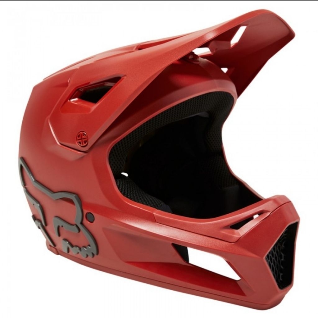 Helm Fox Rampage Mips Red Fullface Helmet - helm sepeda mtb dh bmx