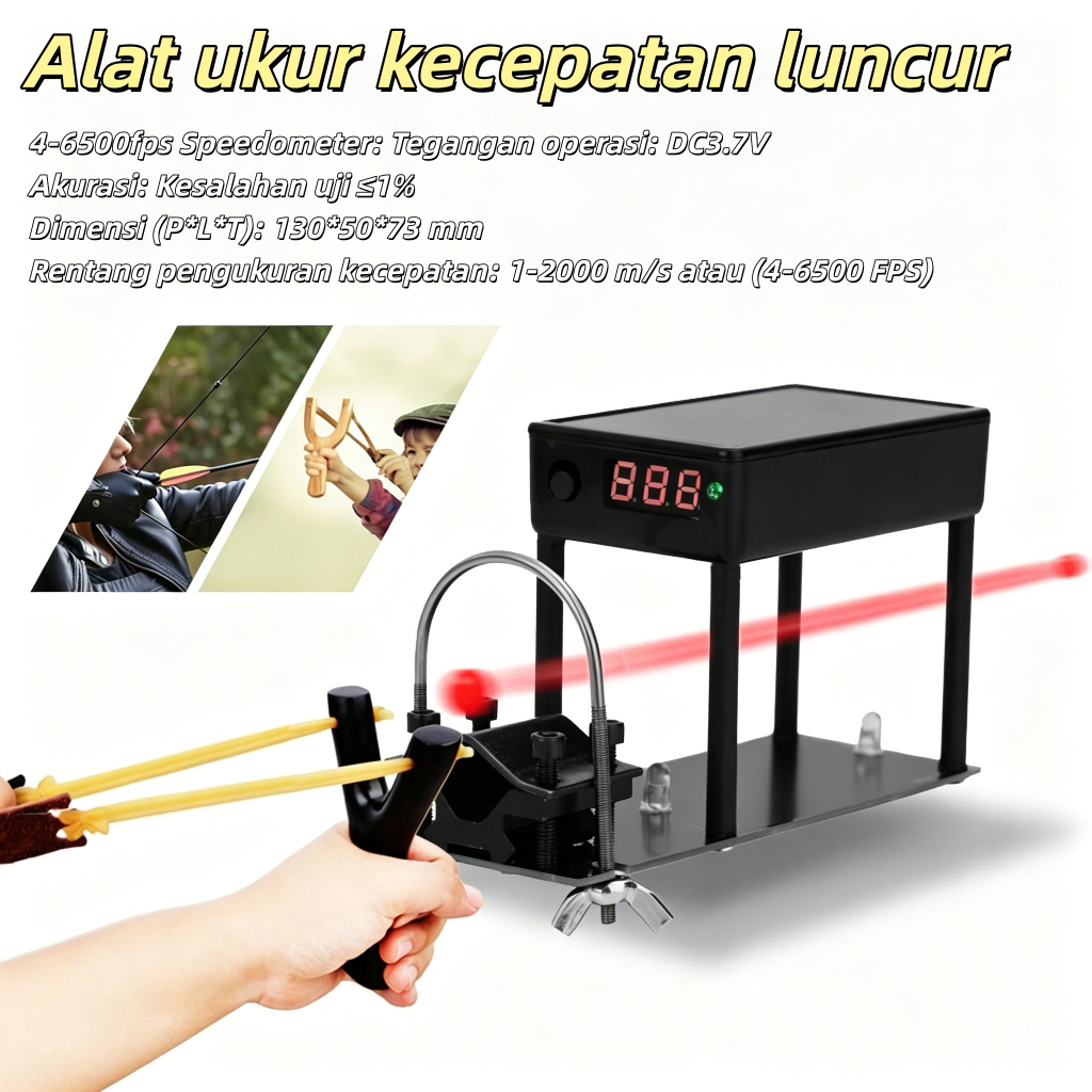 [COD] 100% Original Alat Tes Kecepatan Muncung (Chronograph FPS) / Pengukur Kecepatan Digital – Chro