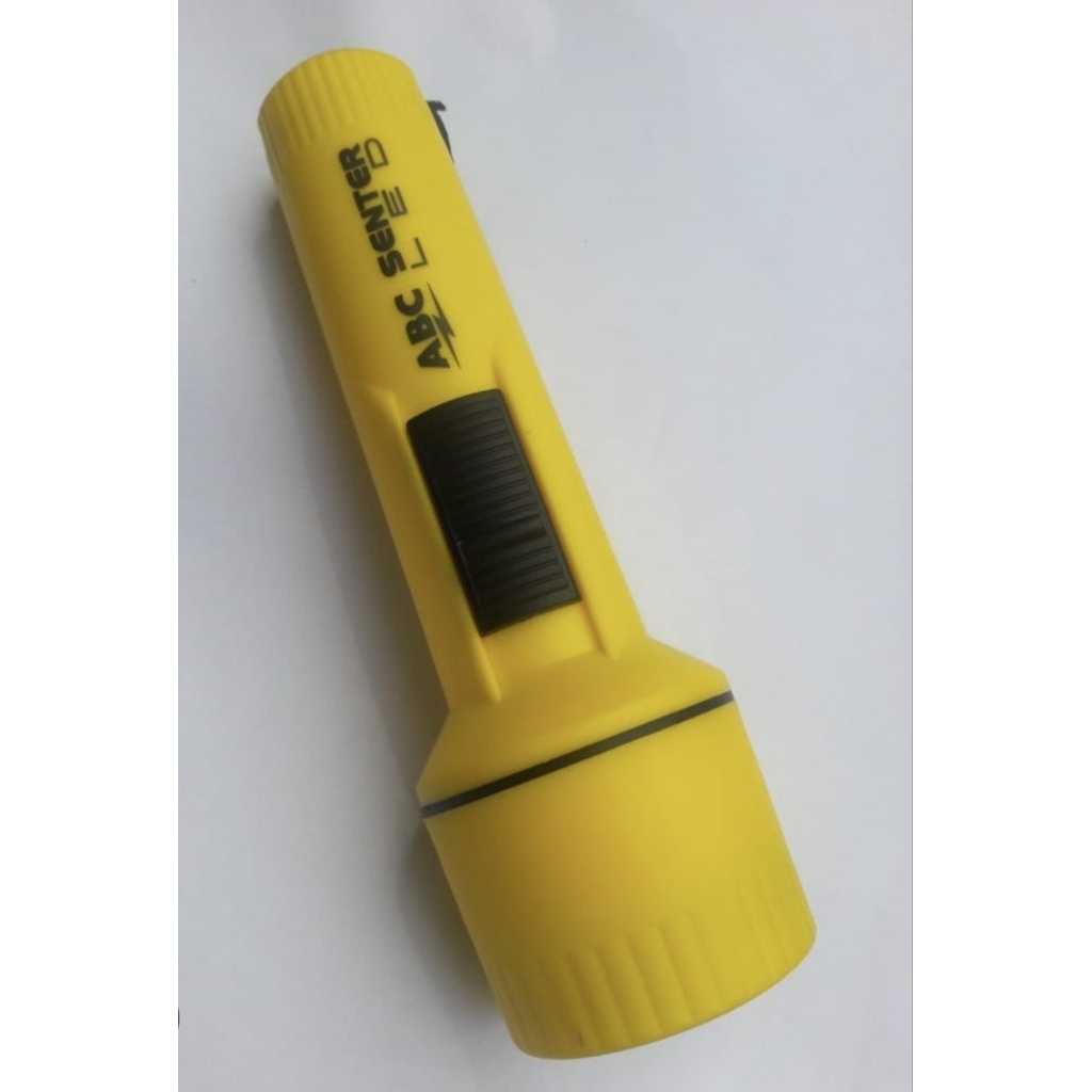 senter ABC lampu LED senter baterai senter 2 batu senter lama senter jadul senter classic