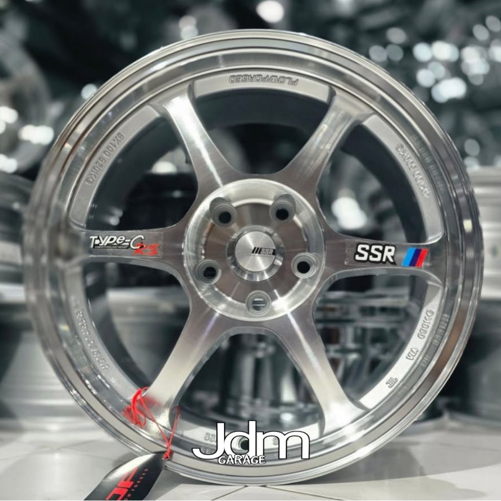 velg SSR TYPE C r17 lebar 8 pcd 5X114,3 et 40 mobil ring 17 pnp mobil r17 reborn venturer zenix hrv 