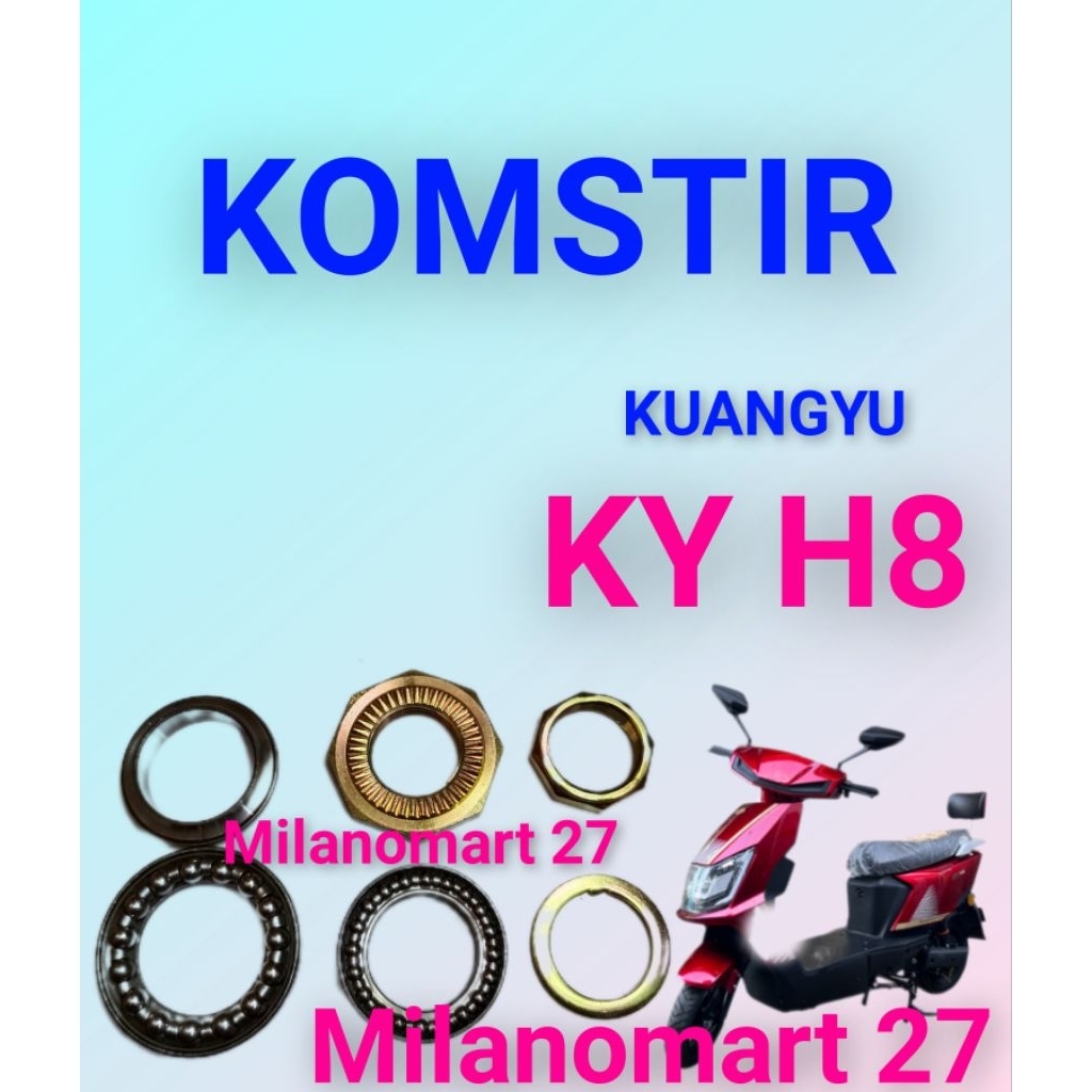 komstir motor listrik kuangyu ky h8 kones headset sepeda listrik kuangyu  ky h8